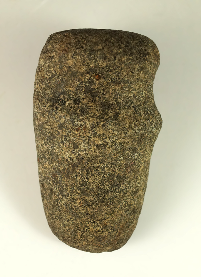 4 3/16" long 3/4 Grooved Axe found in Van Wert Co., Ohio.
