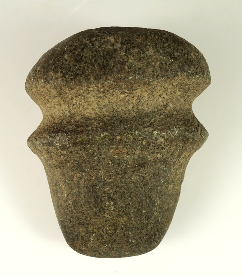 4 1/8" Miami River Axe found by Donald Shirk in Logan Co., Ohio.  Pictured in Who's Who #12. COA.