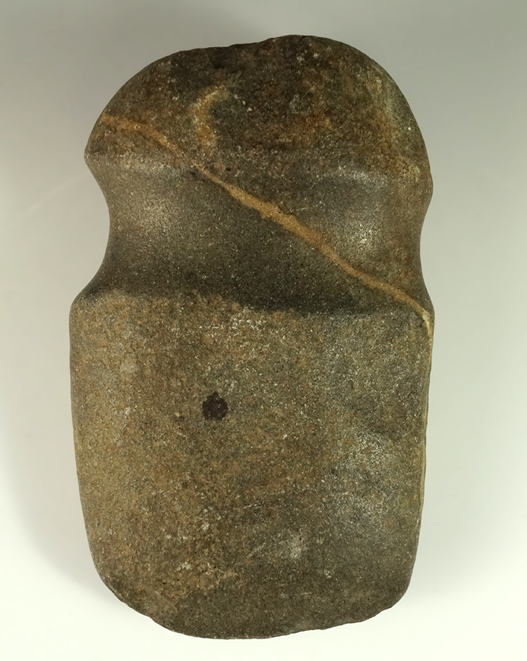 6 1/2" Full Grooved Axe in good condition found in Holmes Co., Ohio.