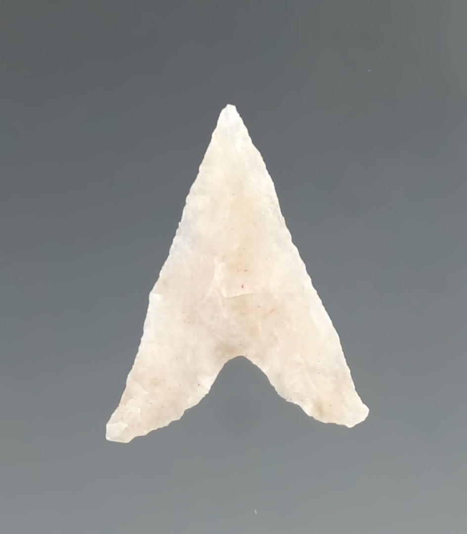 11/16" Garza made from semi translucent agate found in Texas. Ex. Charles Shewey.