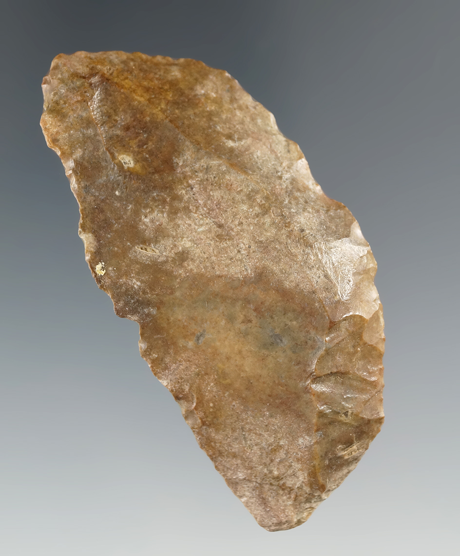 2 5/8" Acheuleo-Levalloisian flake Knife from Egypt. 85,000 BP-55,000 BP
