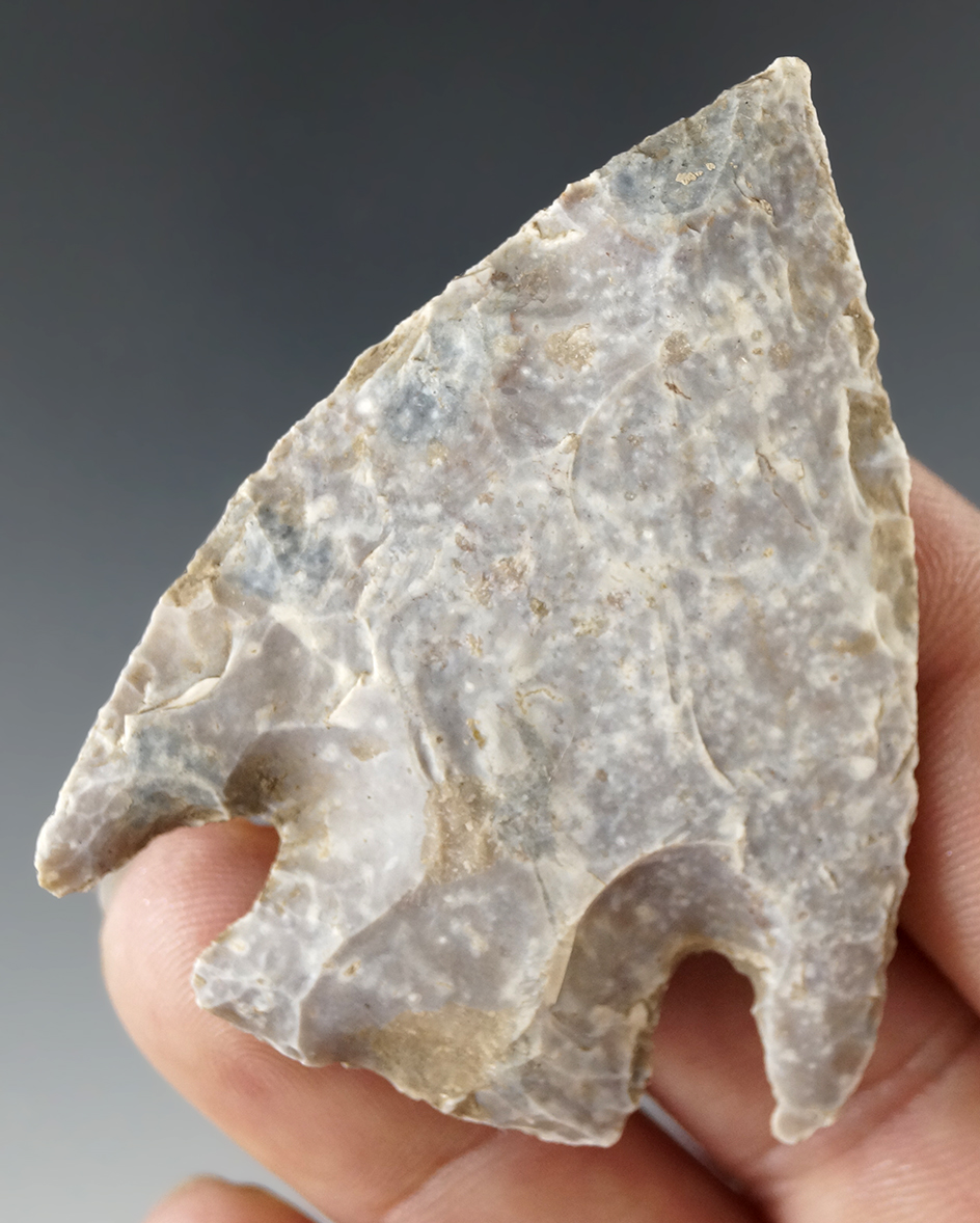 Heavily patinated 2 1/8" Castroville found in Texas.