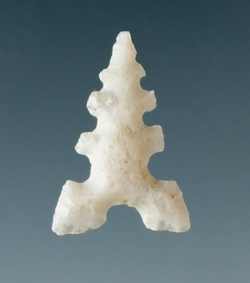 11/16" Toyah with nice serrations found in Texas. Comes with a Davis G-8 COA.