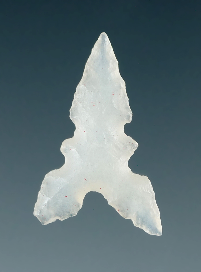 13/16" Toyah made from highly translucent opalized Agate found in Texas.