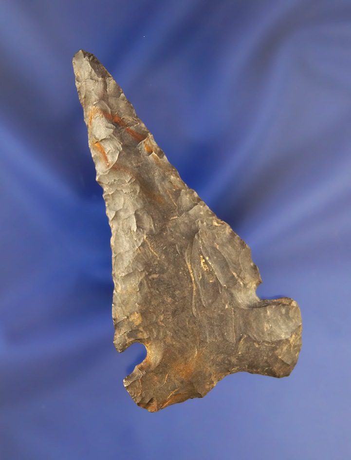 3 9/16" heavily patinated Sidenotch Knife found in Ohio. Ex. Earl Townsend.
