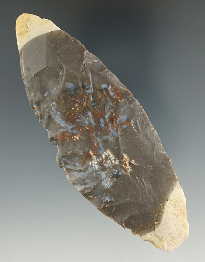 4 1/16" Adena Blade from the Lyons Cache found in Greene Co., Indiana.