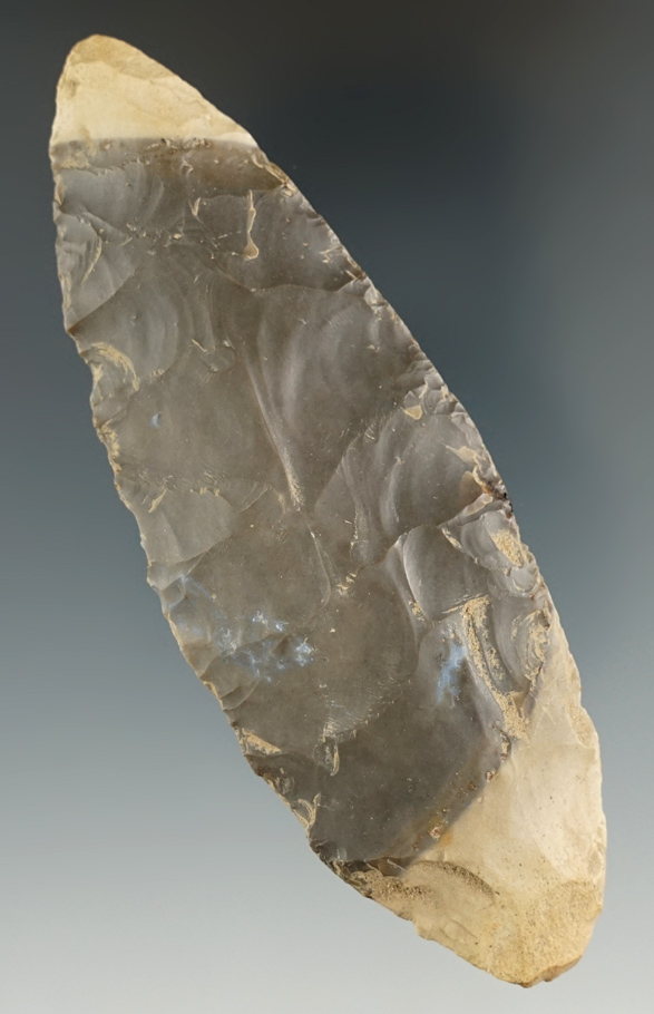 4 1/8" Adena Blade from the Lyons Cache found in Greene Co., Indiana.