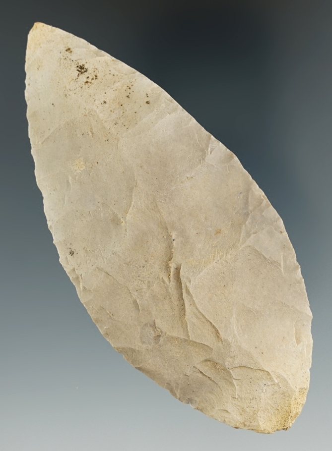 3 7/8" Adena Blade from the Lyons Cache found in Greene Co., Indiana.