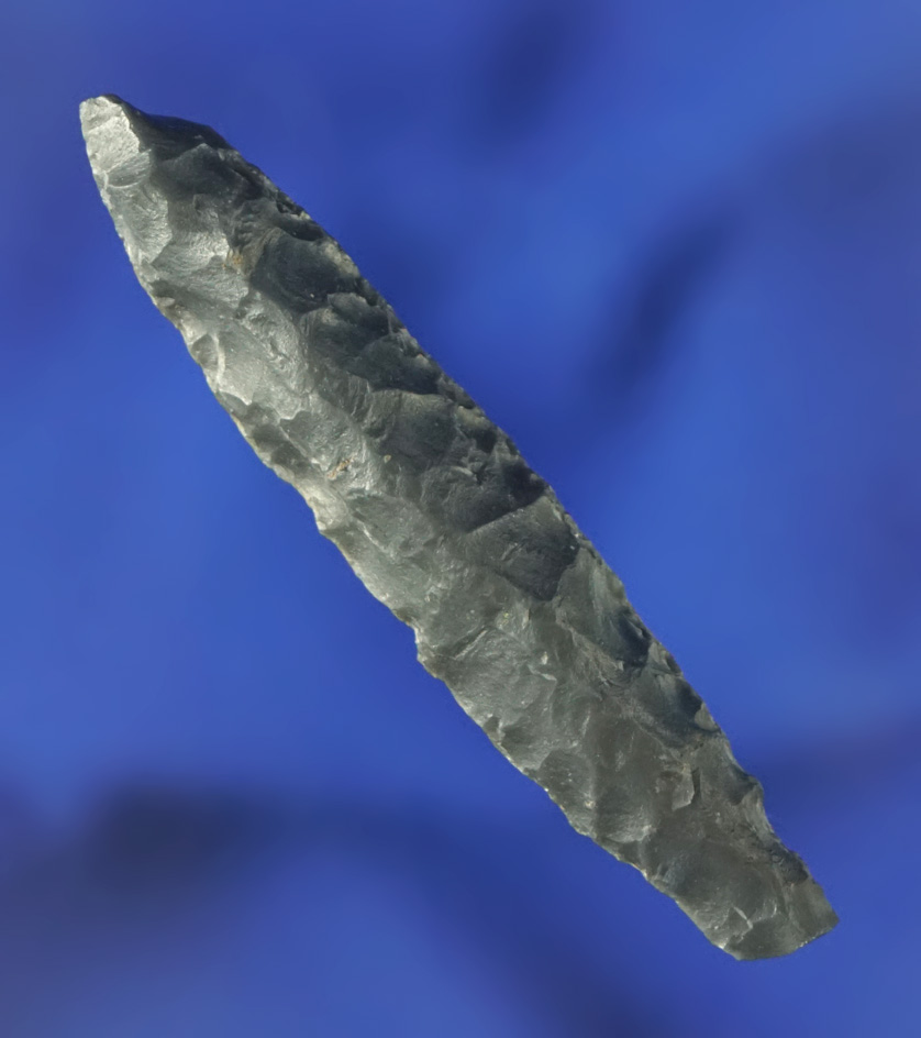 2 1/16" Pin Stem projectile point found in Alaska.