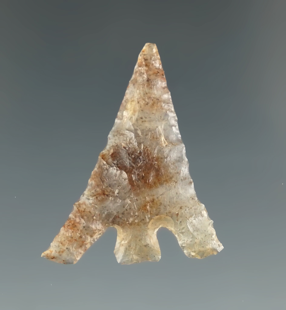 Exceptional 1 3/16" Eastgate made from highly translucent speckled Agate, Washington.