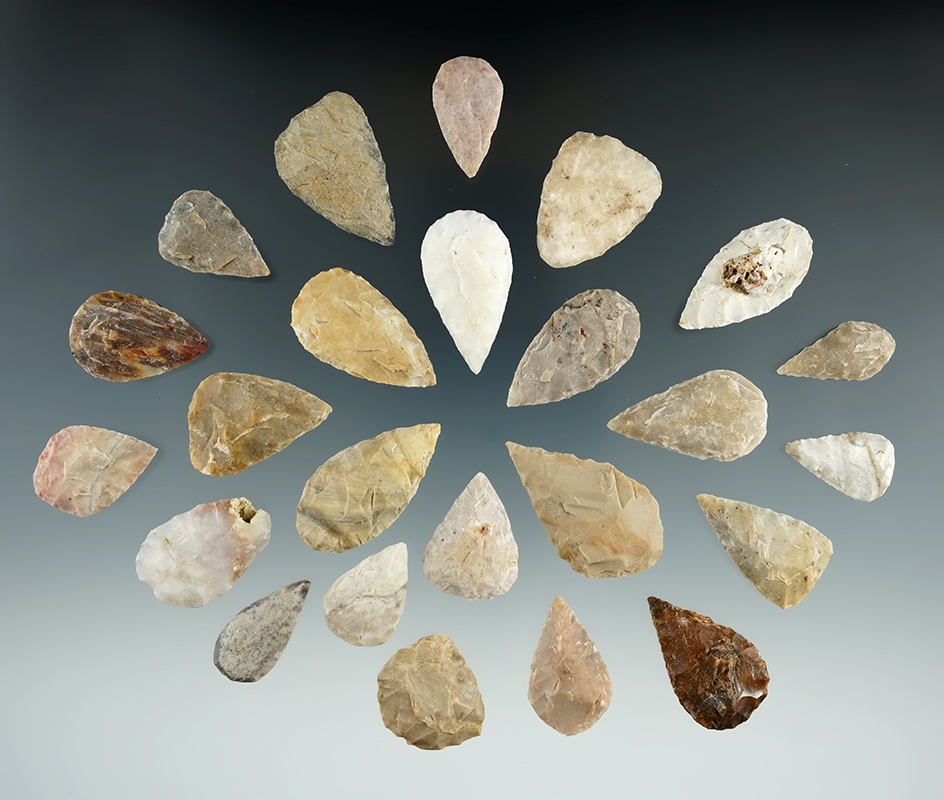 Twenty-four pieces Catan points found in South Texas.