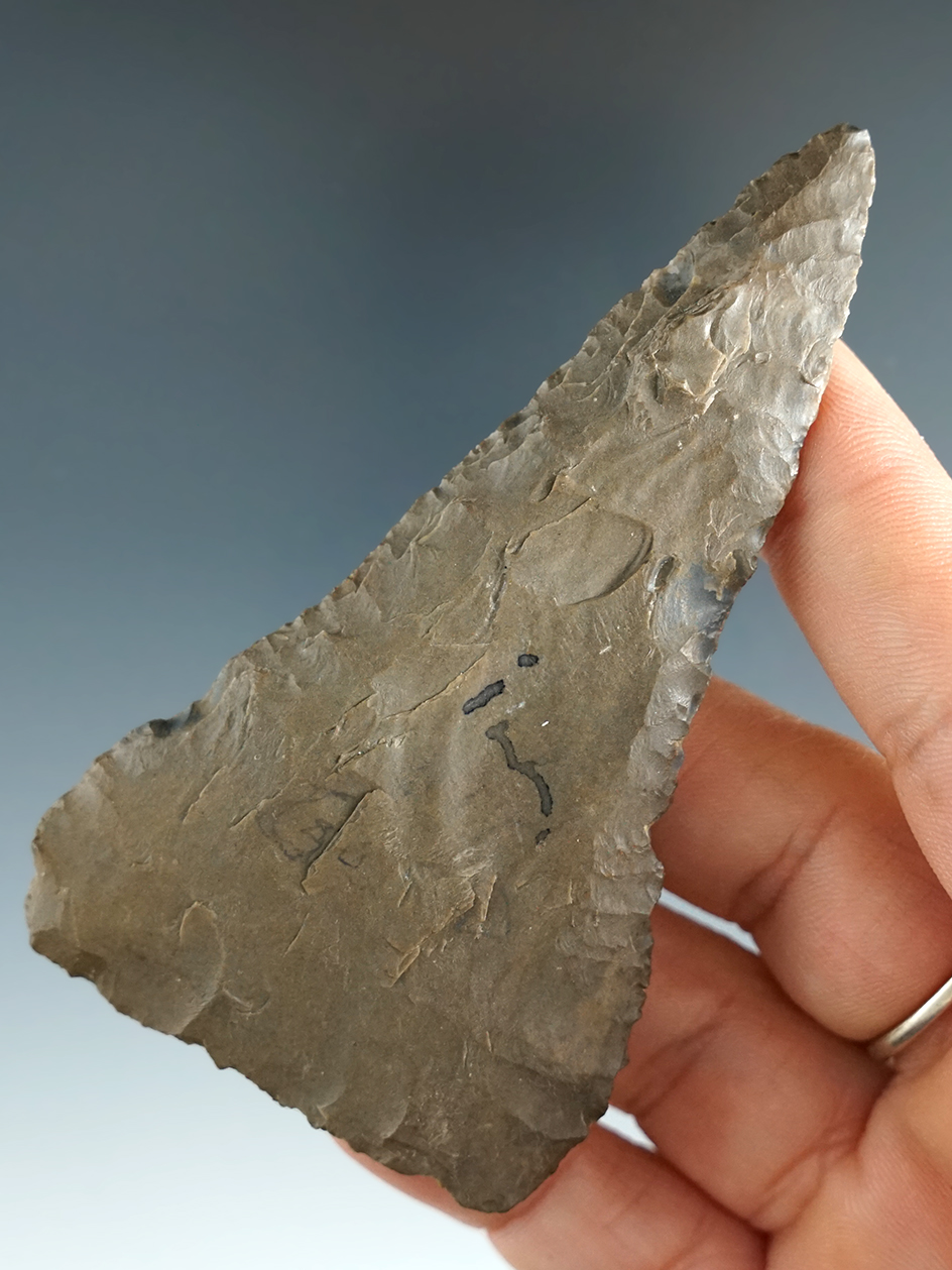 3 1/2" Triangular Knife found in Ohio.