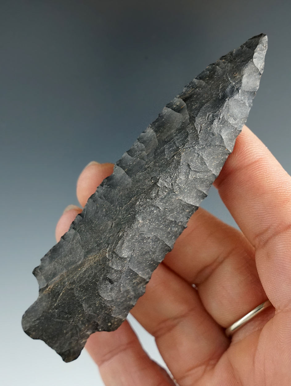 3 11/16" Coshocton Flint Heavy Duty found in Adams Co., Ohio.