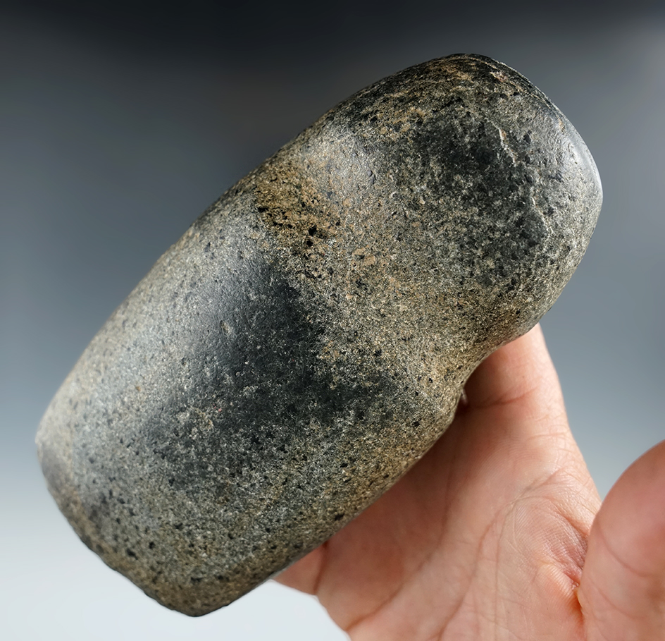 5 3/4" Long 3/4 Grooved Axe found in Ohio. Ex. Wilder. From the collection of Paul Hothem.