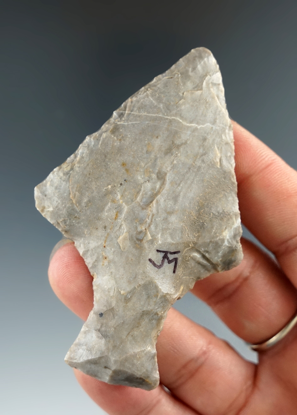3 1/8" Upper Mercer Flint Ashtabula found in Ohio.