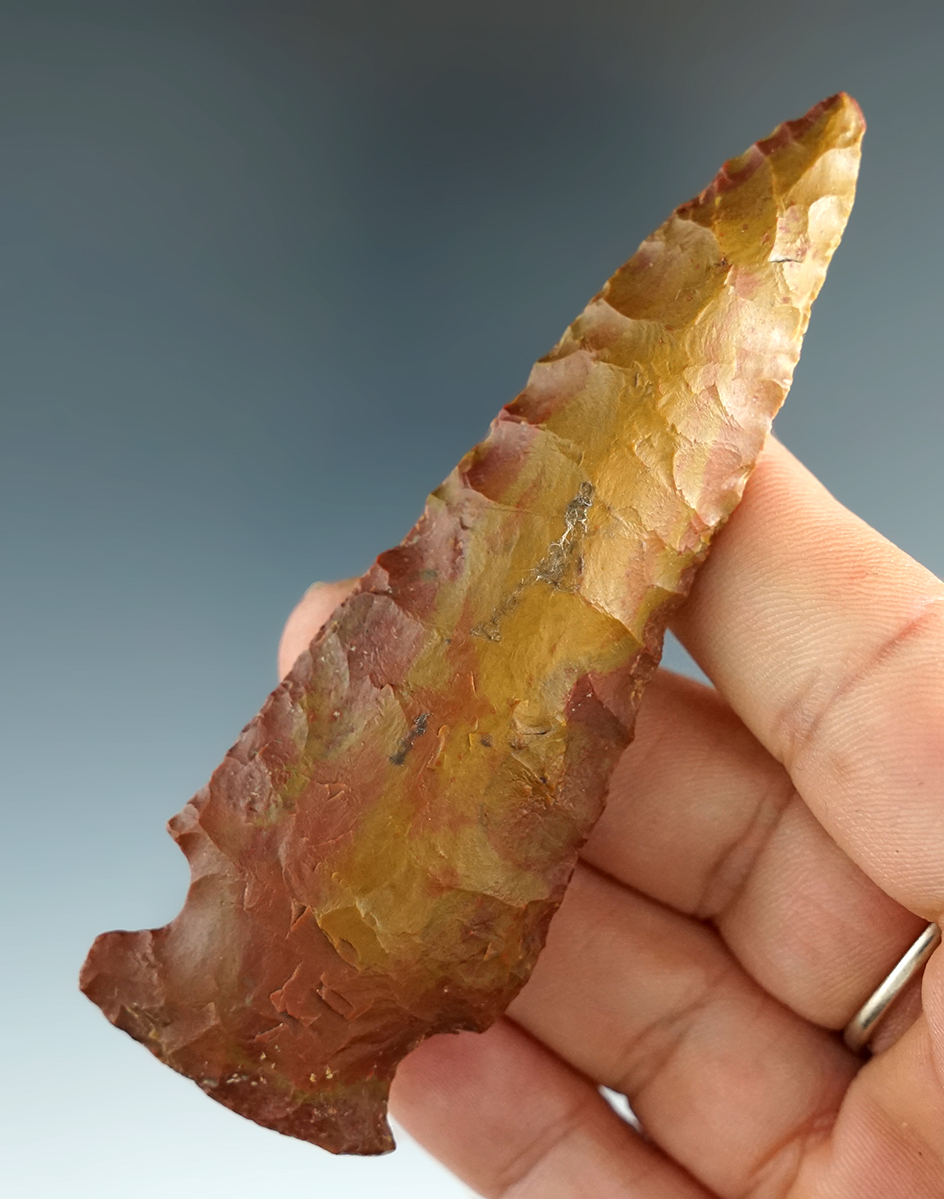 3 9/16" Hopewell found in Ohio. Ex. Glenn Spray.