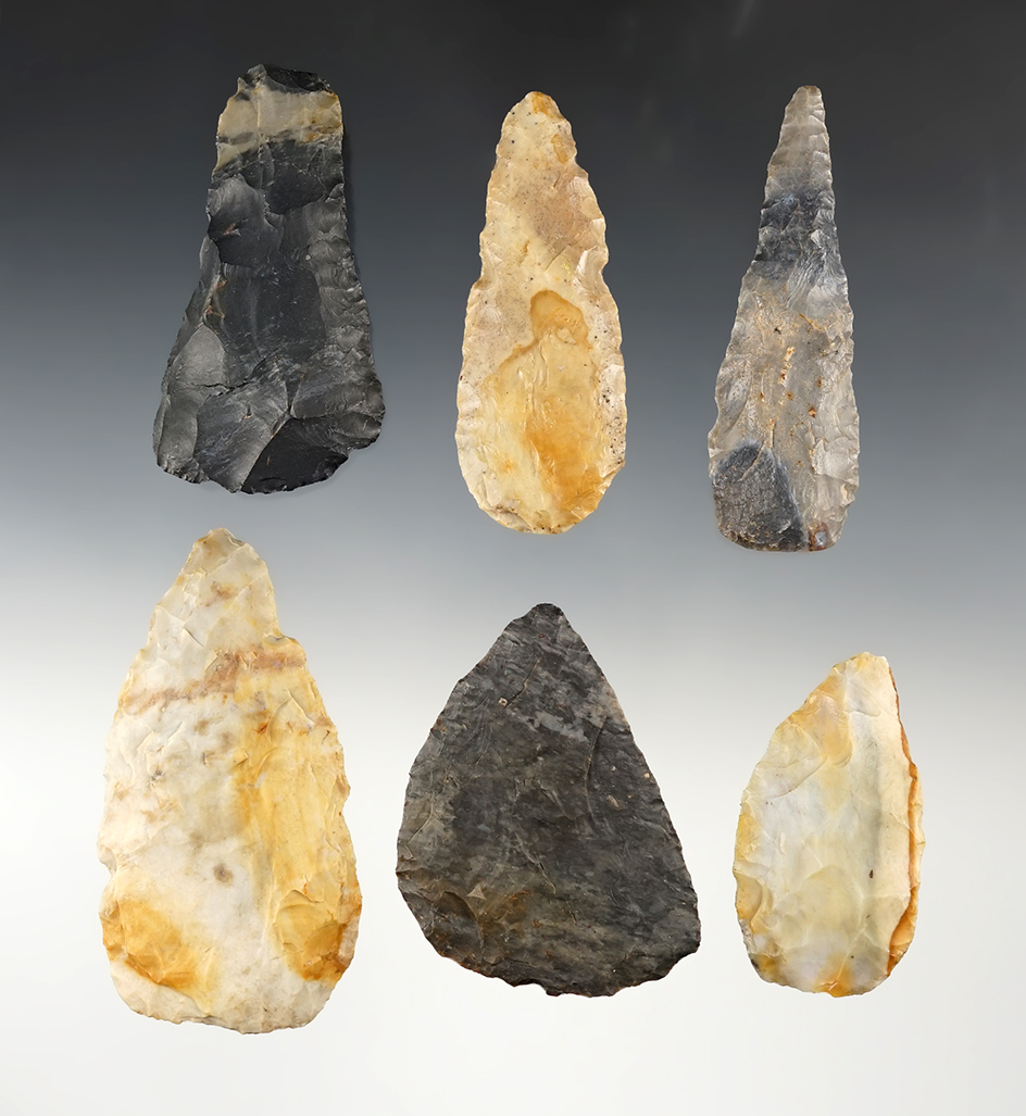 Set of 6 nicely made Ohio Blades. The largest is 3 5/8".