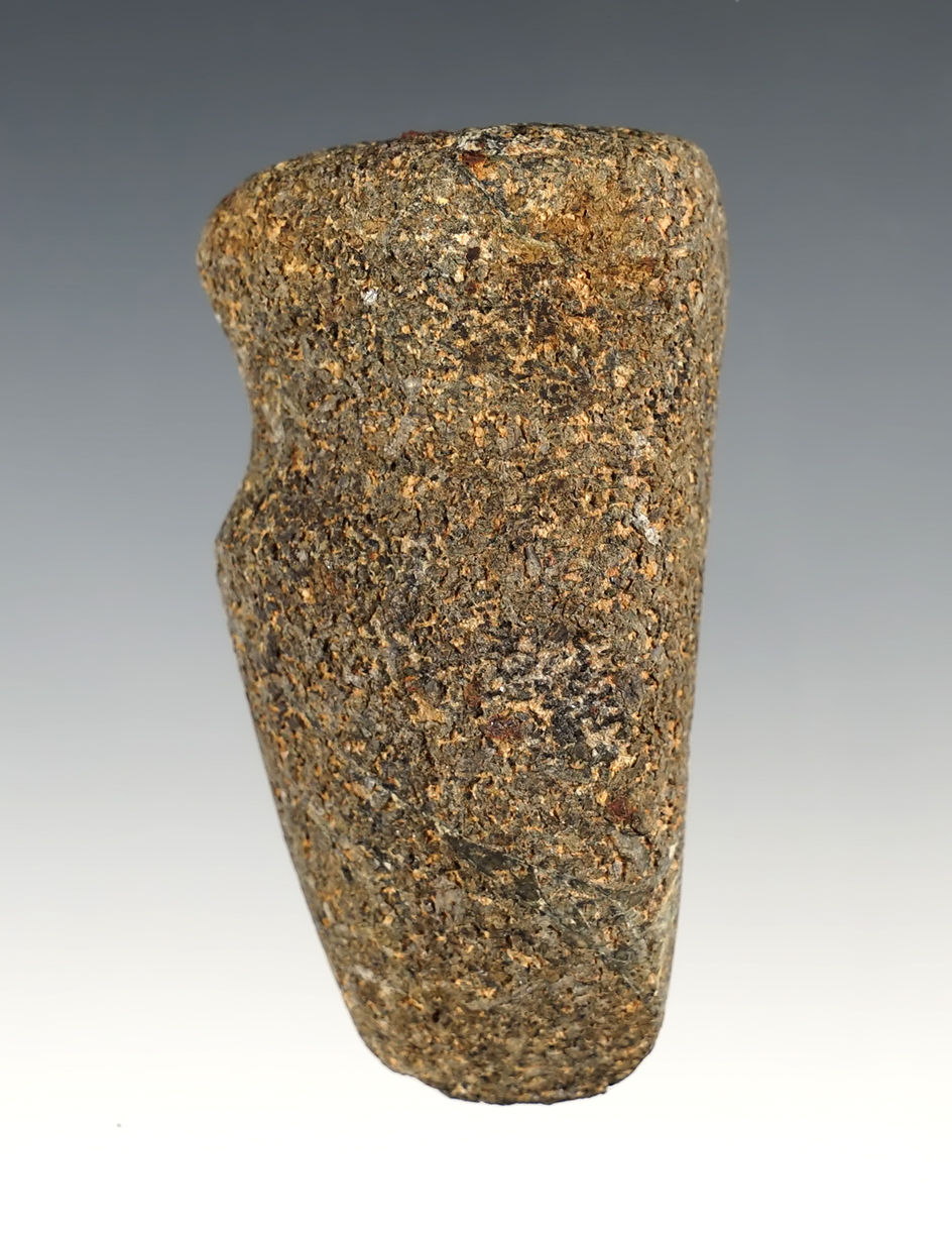 Miniature 2 13/16" long 3/4 Groove Axe found in Marion Co., Ohio.