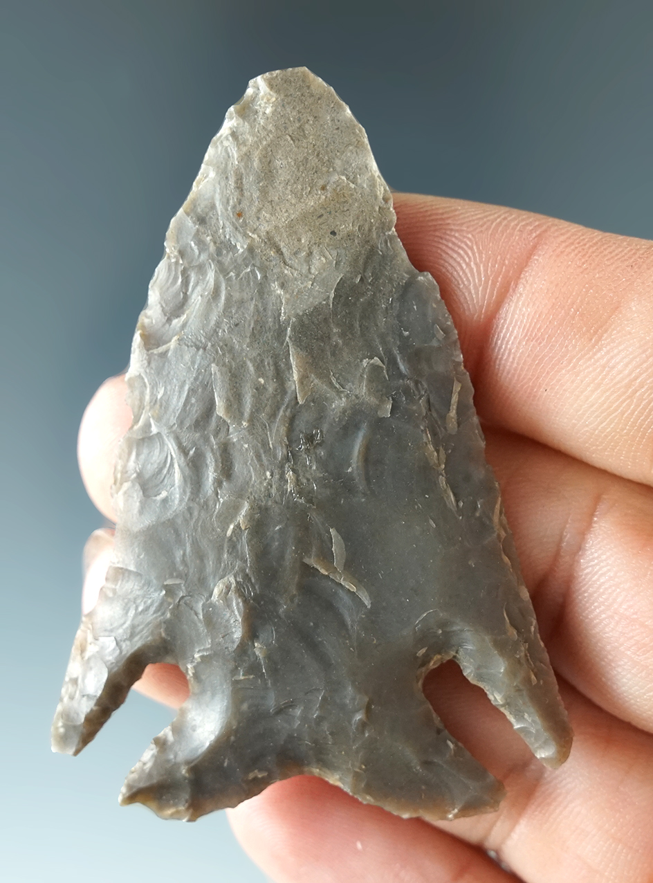 2 3/8" Martindale with a nicely styled base and long ears found in Texas.