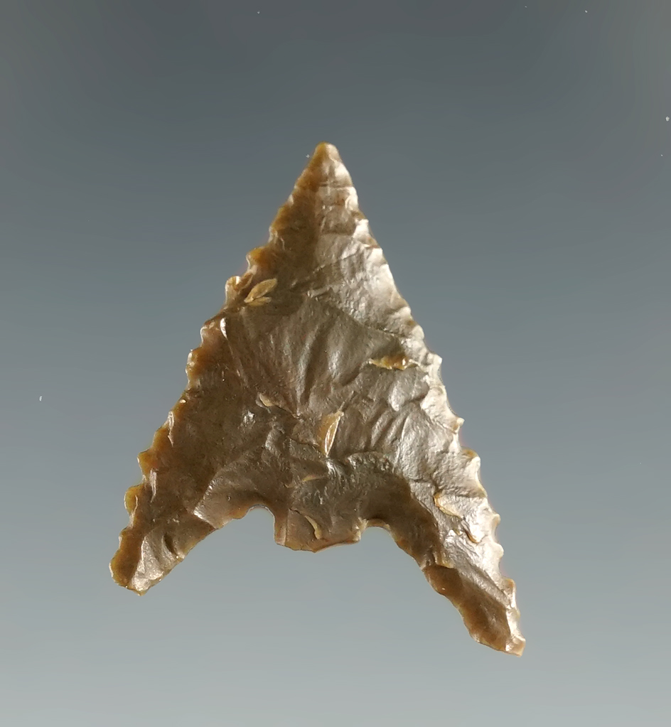 1" Gunther made from brown Jasper that is nicely styled found in southern Oregon.