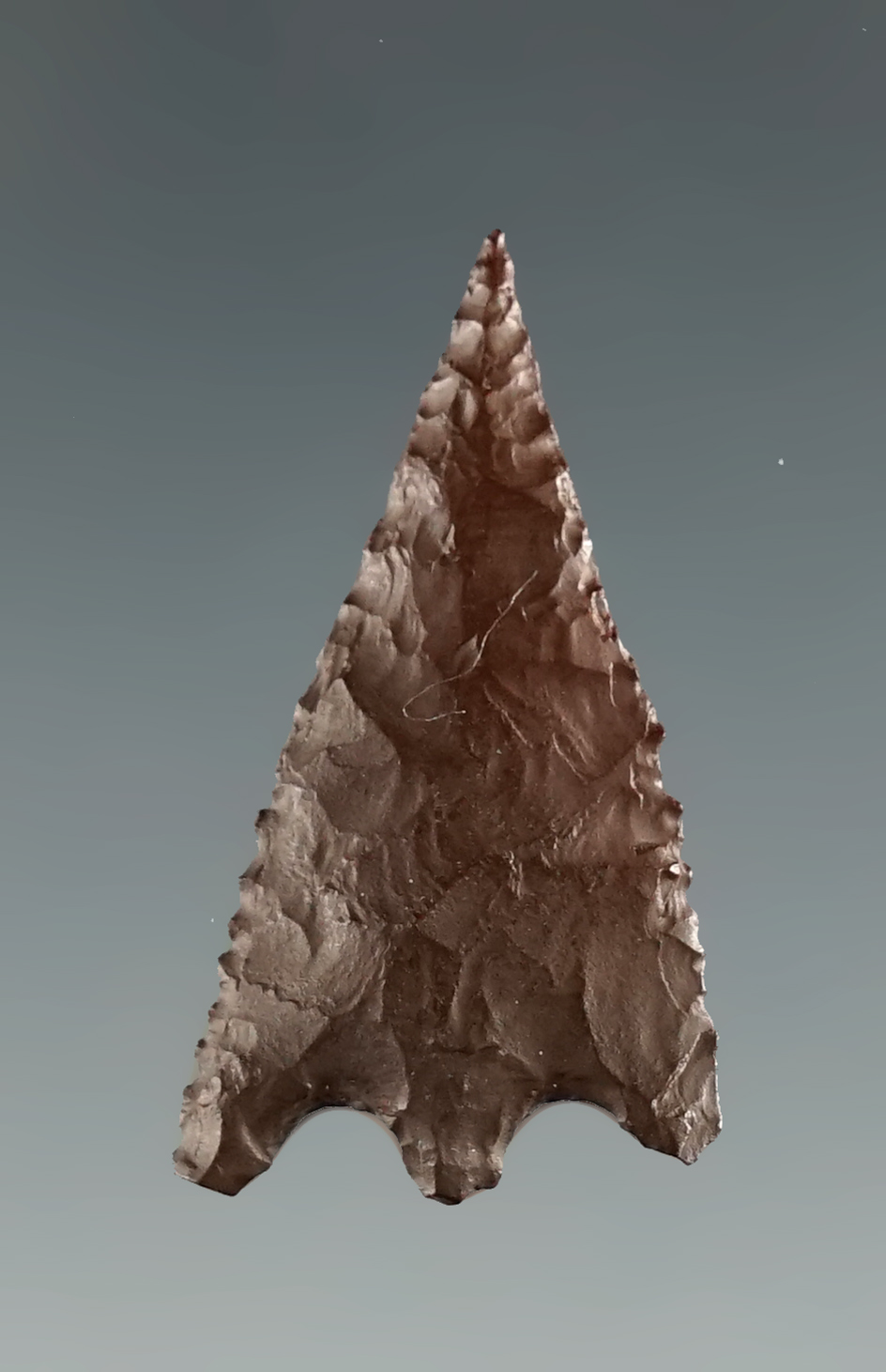 1 1/16" Gunther made from brown Jasper found in southern Oregon.