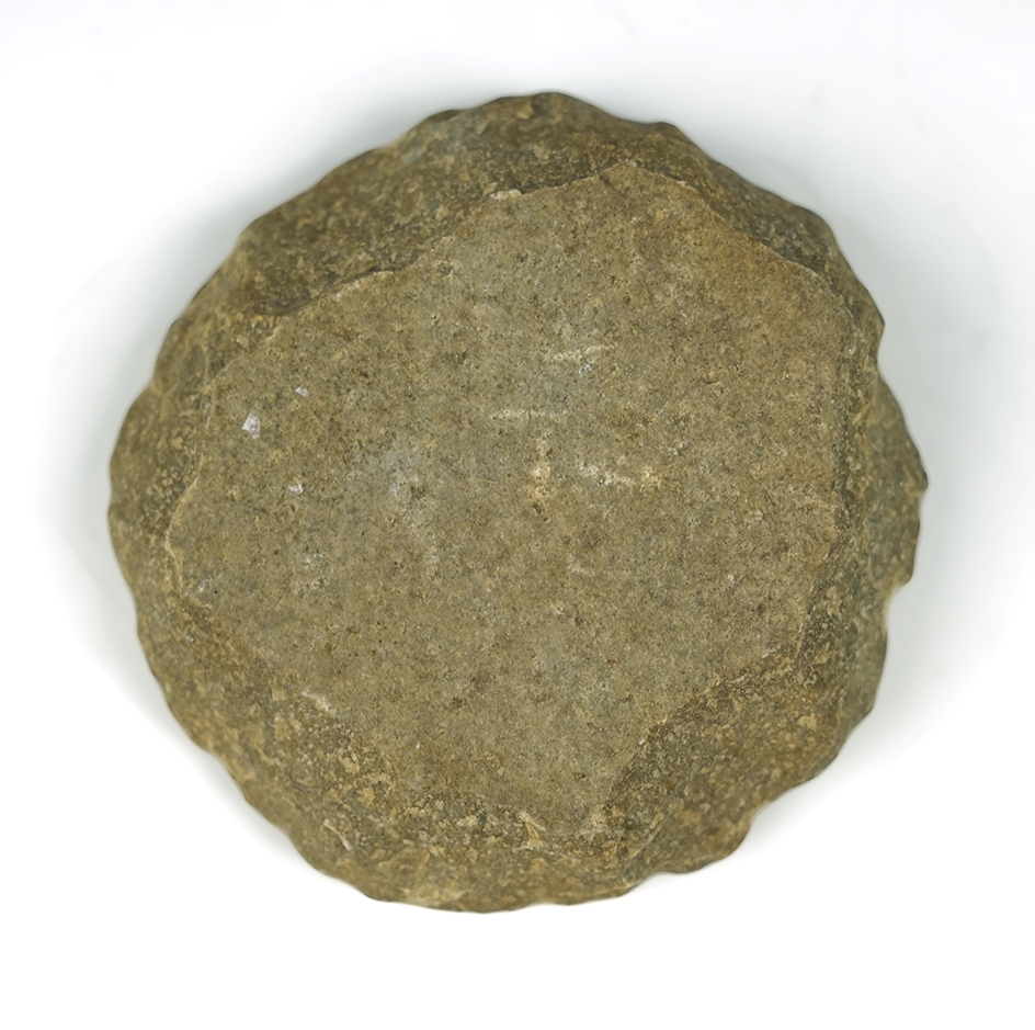 3" "Cobble Chopper" used for shredding salmon, found in Benton Co., Washington.