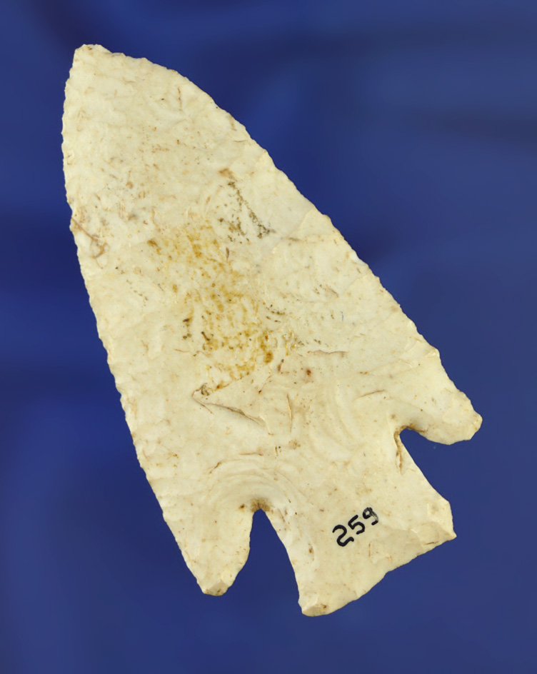 3" Hardin found in Pike Co.,  Illinois. Ex. Larry Van Bibber.  From the Len Weidner collection.