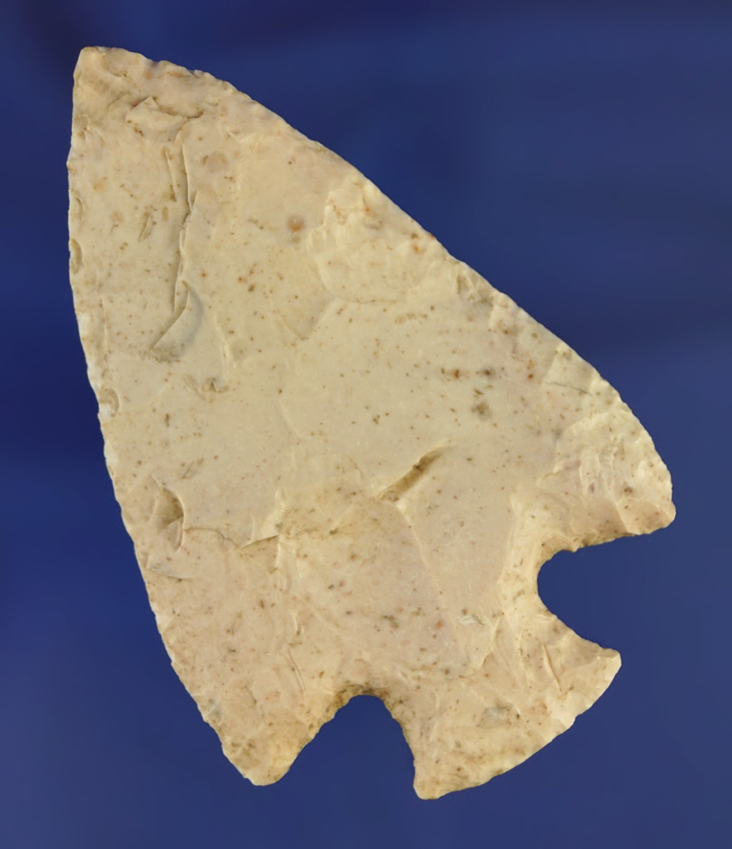 3" Snyders made from Burlington chert found in Illinois. Comes with a Jackson COA.