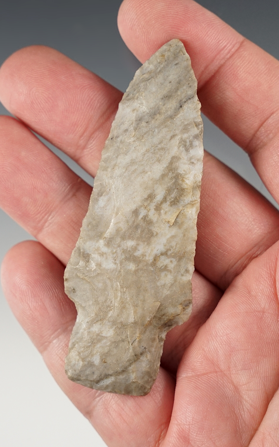 Nice 3 1/4" Adena found on the C. Conker Farm in Stark Co., Ohio. 