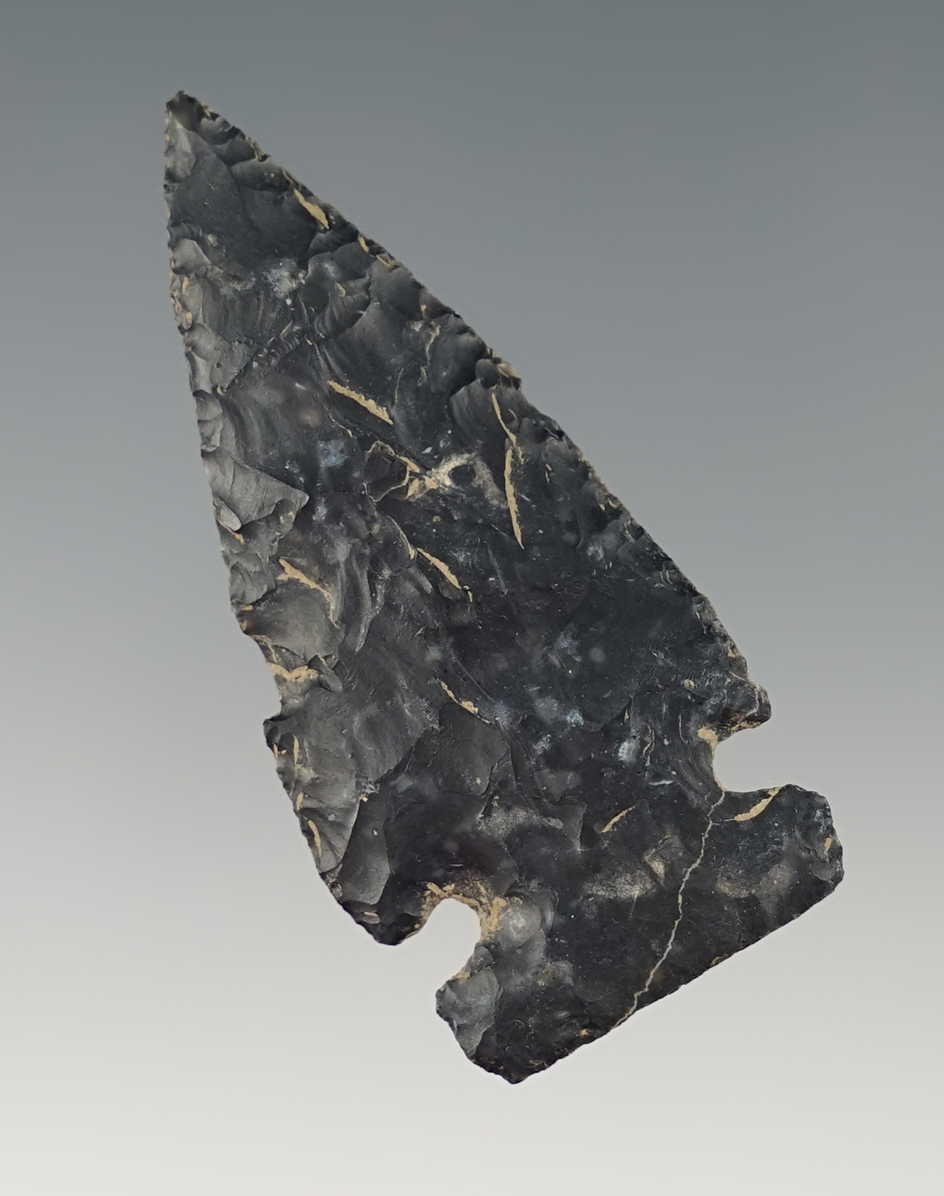 Thin and well made 1 15/16" Ohio Intrusive Mound made from Coshocton Flint.