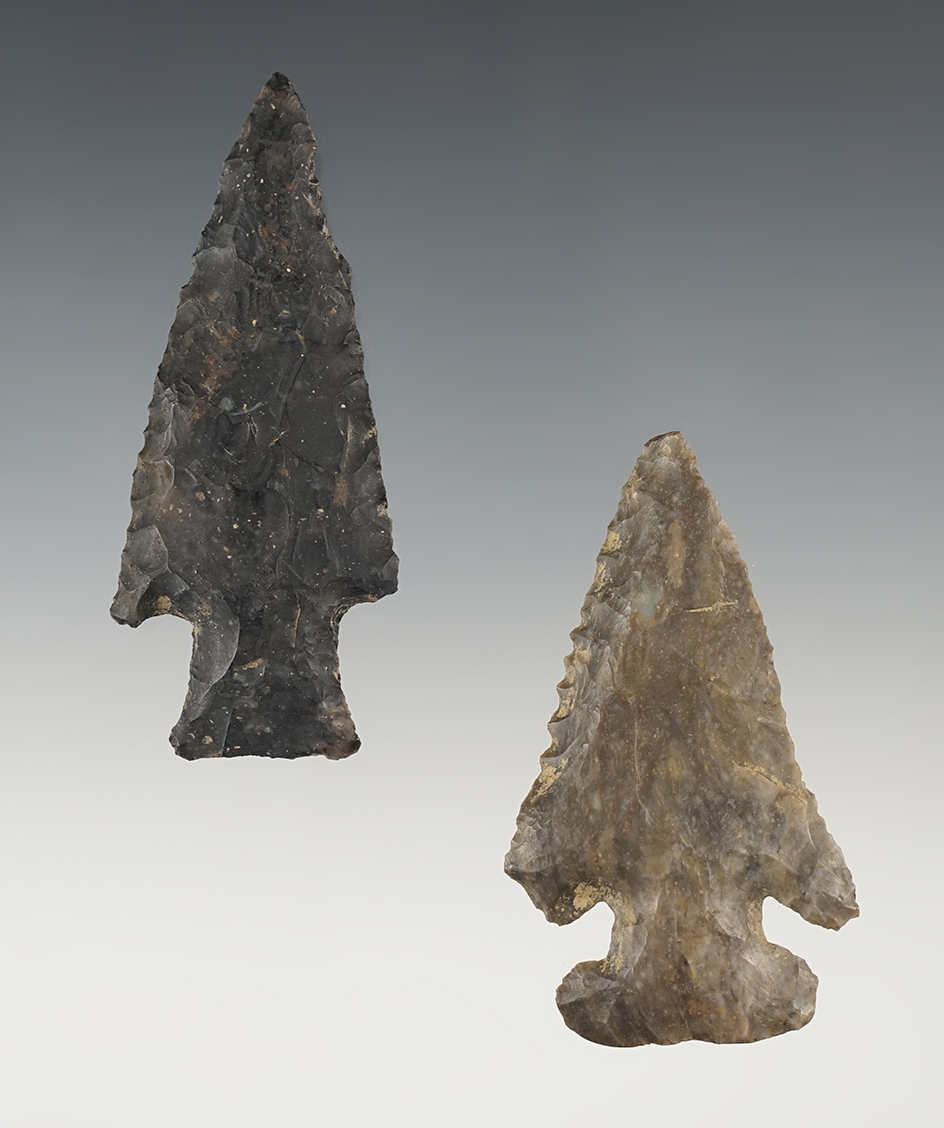 Pair of well made Bevels found in Stark Co., Ohio. The largest is 2 7/8".