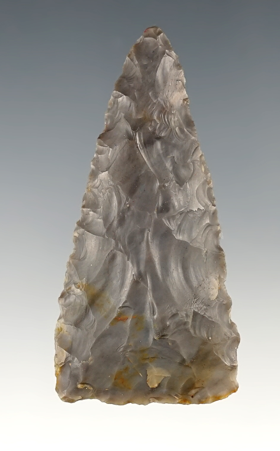 2 7/16" Triangular point found in Kentucky.