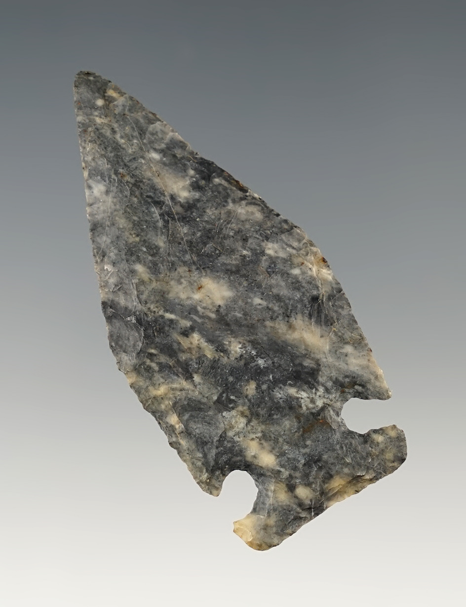 Superb! 2 3/16" Intrusive Mound found on the L. Wardel Farm, Stark Co., Ohio. Classic example.