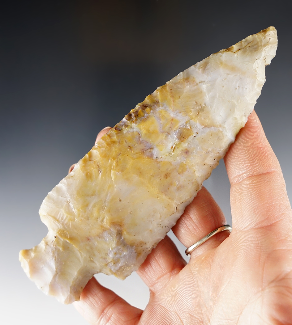 Fine 5 1/8" Hopewell - Franklin Co., Ohio. Ex. William Platt collection. Pictured.