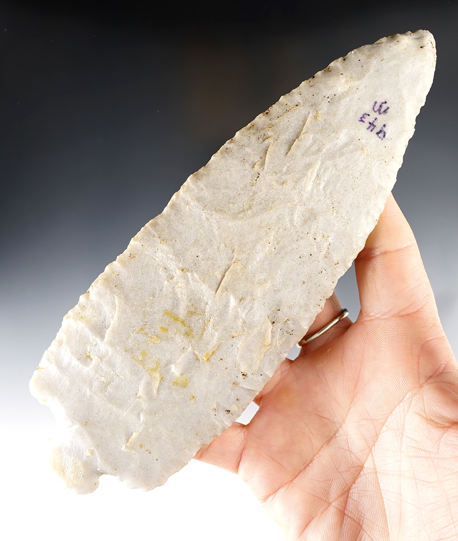 Large & impressive 7 1/16" Dove found on Blennerhassett Island in the OH River. Ex. Copeland.