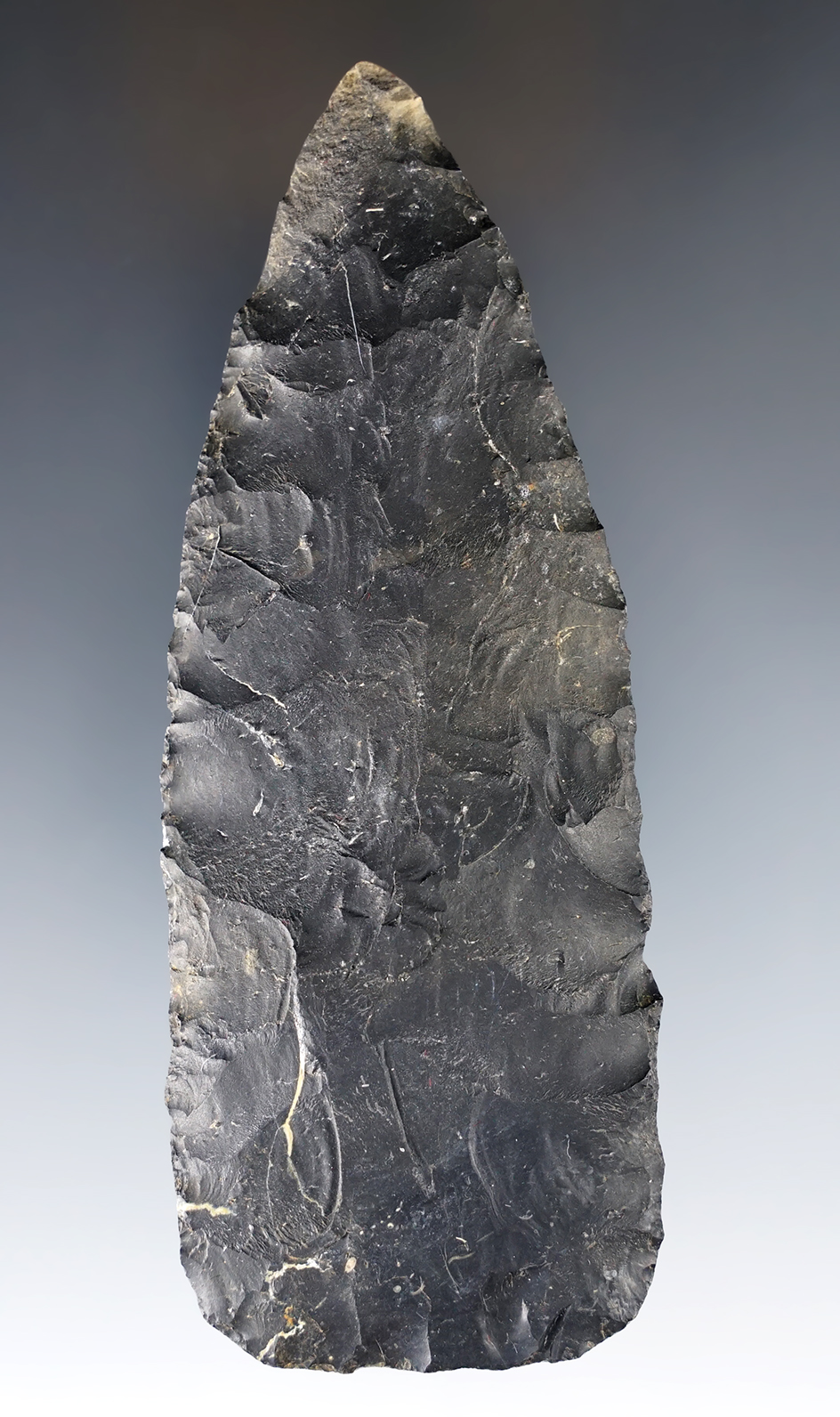 4 5/8" Cache blade made from Coshocton Flint. 