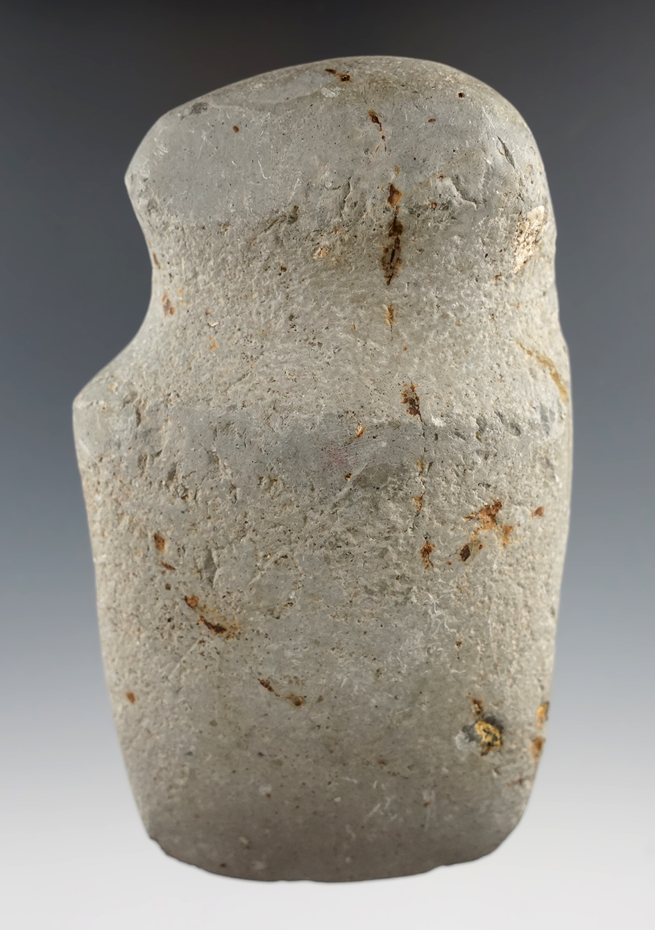 4 3/8" long 3/4 grooved Axe found in Chillicothe, Ohio.