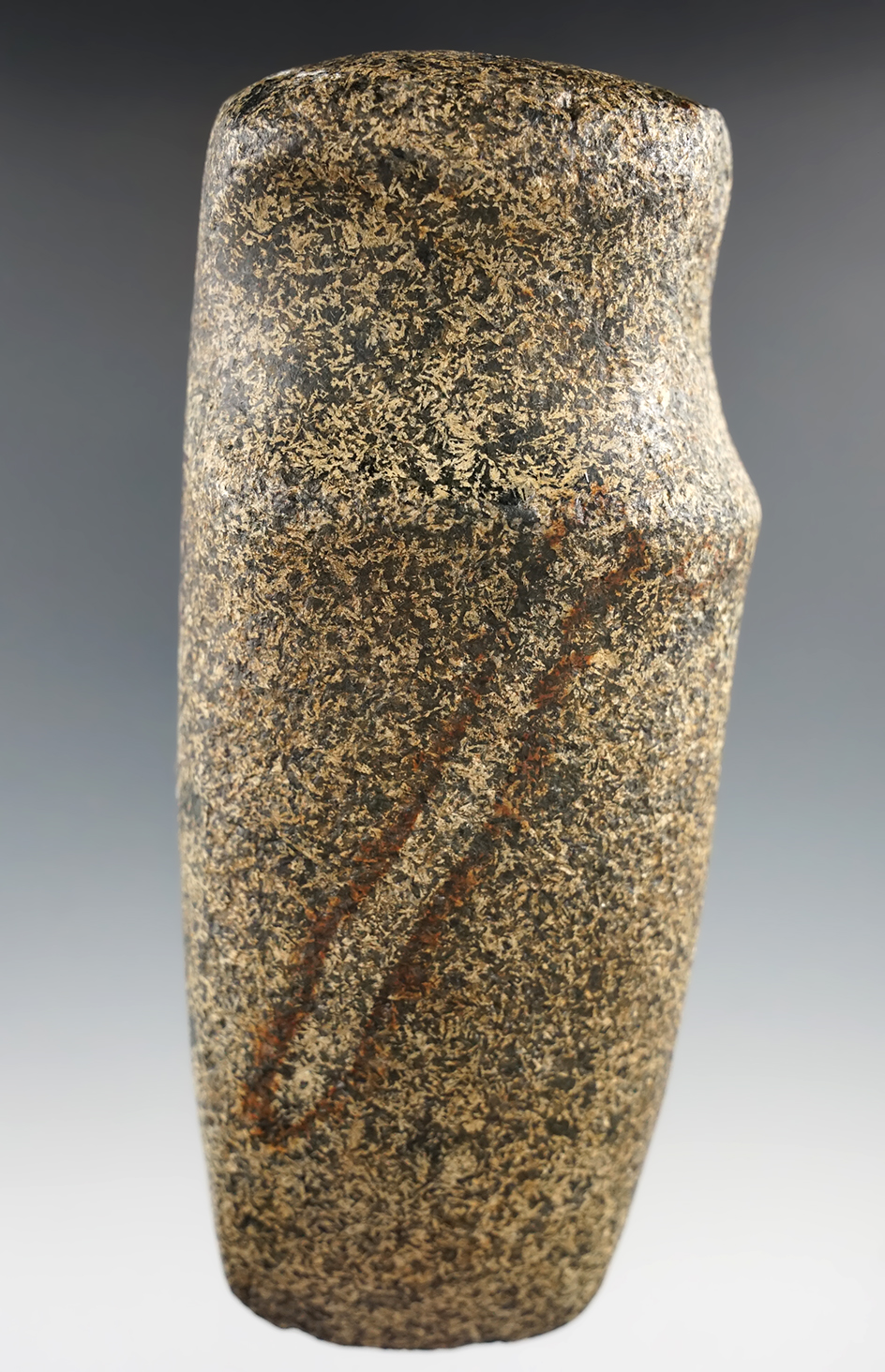 Nice! Well defined 5 3/8" Pole Axe found in Hardin Co., Ohio - beautifully polished granite.