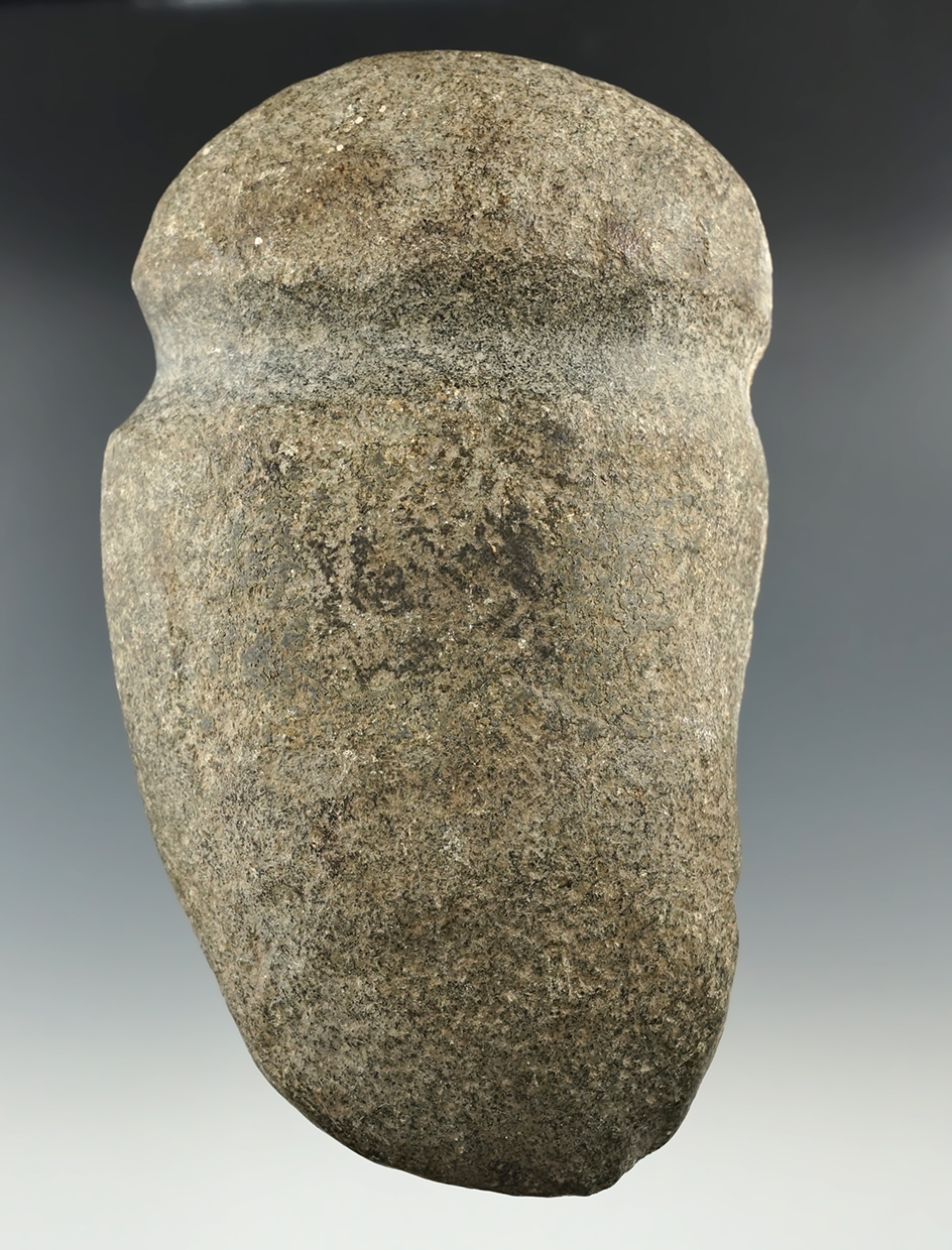 Very large and heavy 7 7/8" full grooved Axe found in Ohio.