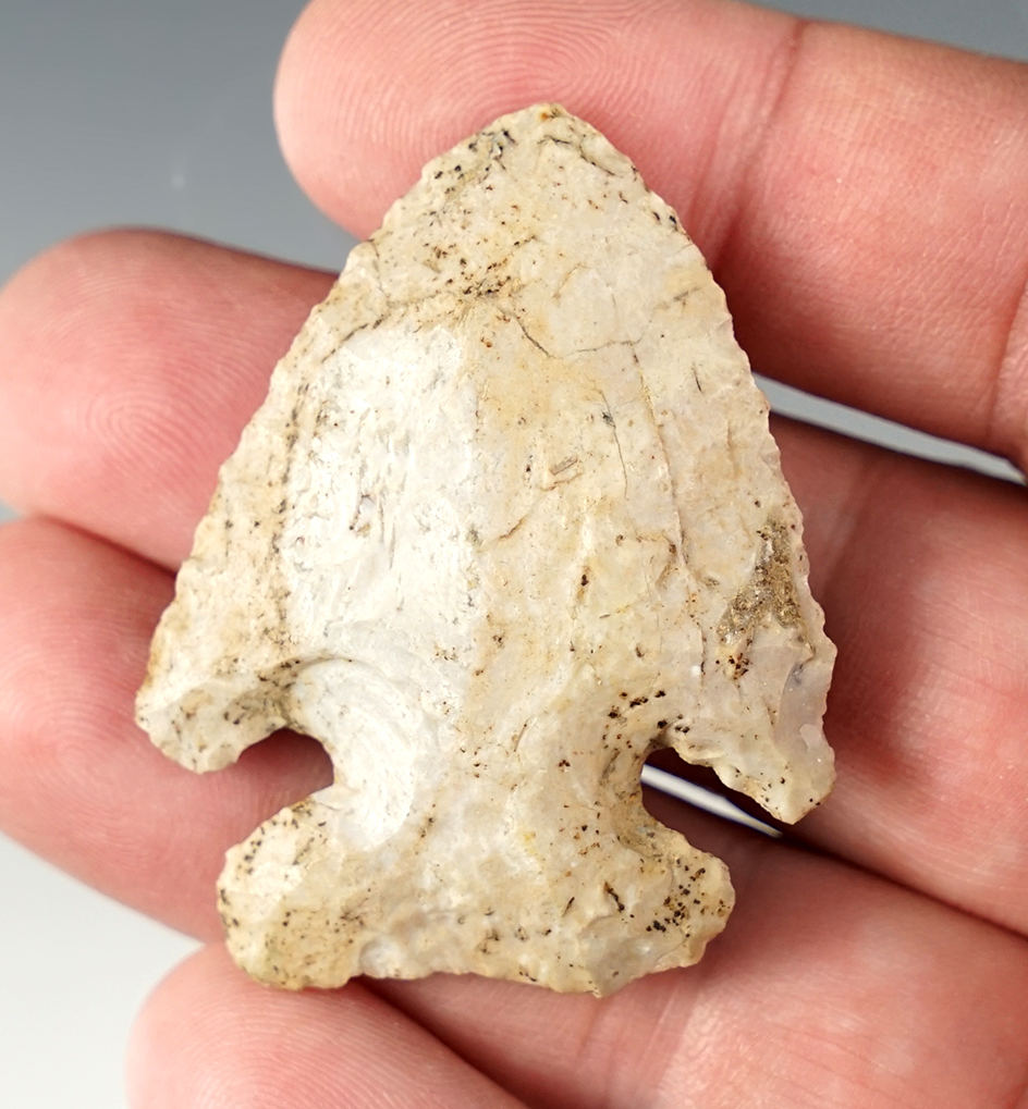 1 15/16" Thebes found in Allen Co., Ohio. Shows excellent age on surface. 