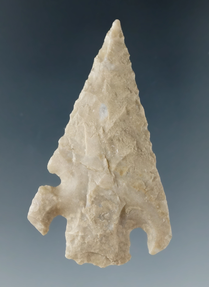 1 15/16" classic style Charcos point found in South Texas.