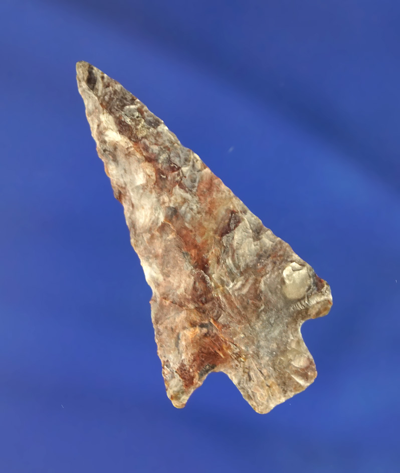 1 3/4" Gatecliff made from beautiful multicolored material found by Norma Berg near the Columbia