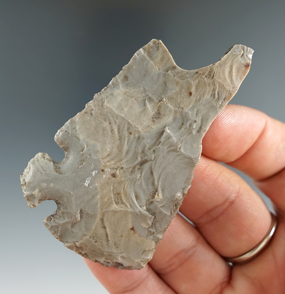 2 5/8" Corner Tang Knife found in Kerr Co., Texas. Comes with a Rogers COA.