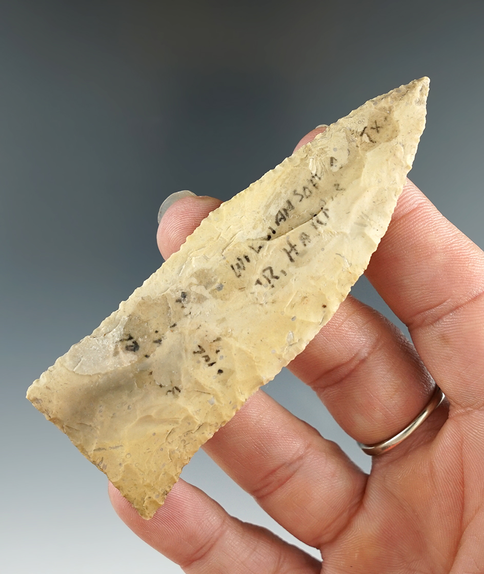 3 9/16" Gahagan Knife found in Williamson Co., Texas. Comes with a Rogers COA.