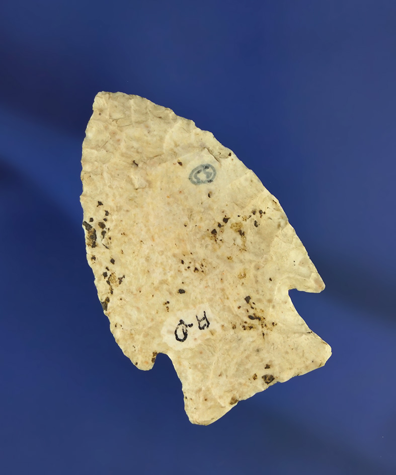 2 1/16" Hardin found in Fulton Co.,  Illinois with nice mineral deposits on surface. Ex. Weidne