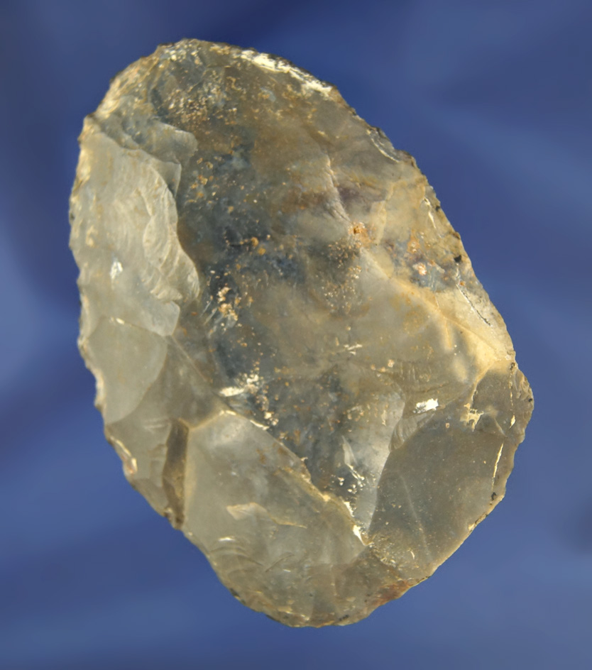 3 13/16" Hornstone Cache Blade found at the Crib Mound, Spencer Co., Indiana.