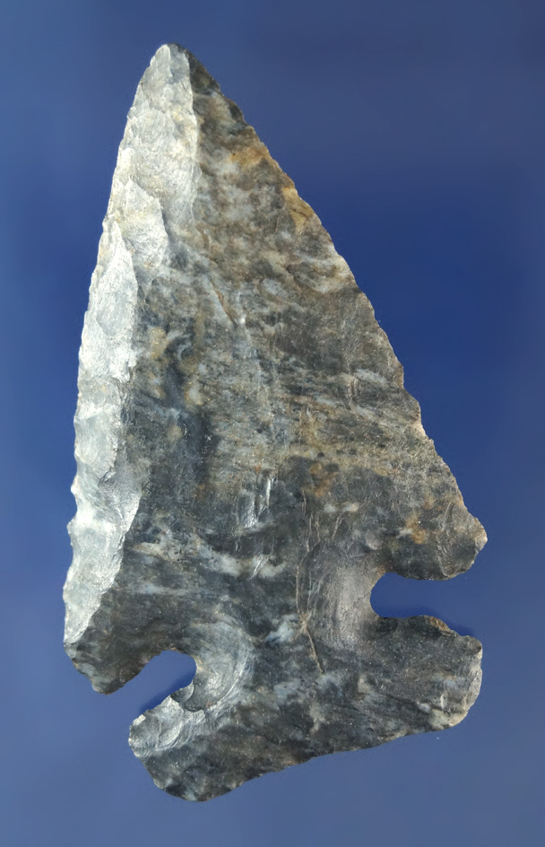 2 9/16" Coshocton Flint Thebes bevel that is nicely styled found near Bradford Ohio. Ex.  Thiebeau