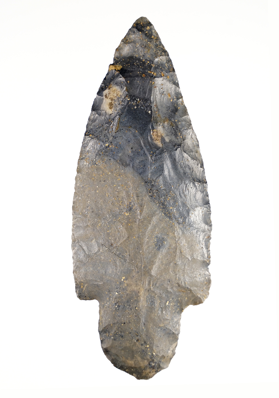 3 15/16" Adena found in the Midwest. Nicely made example.