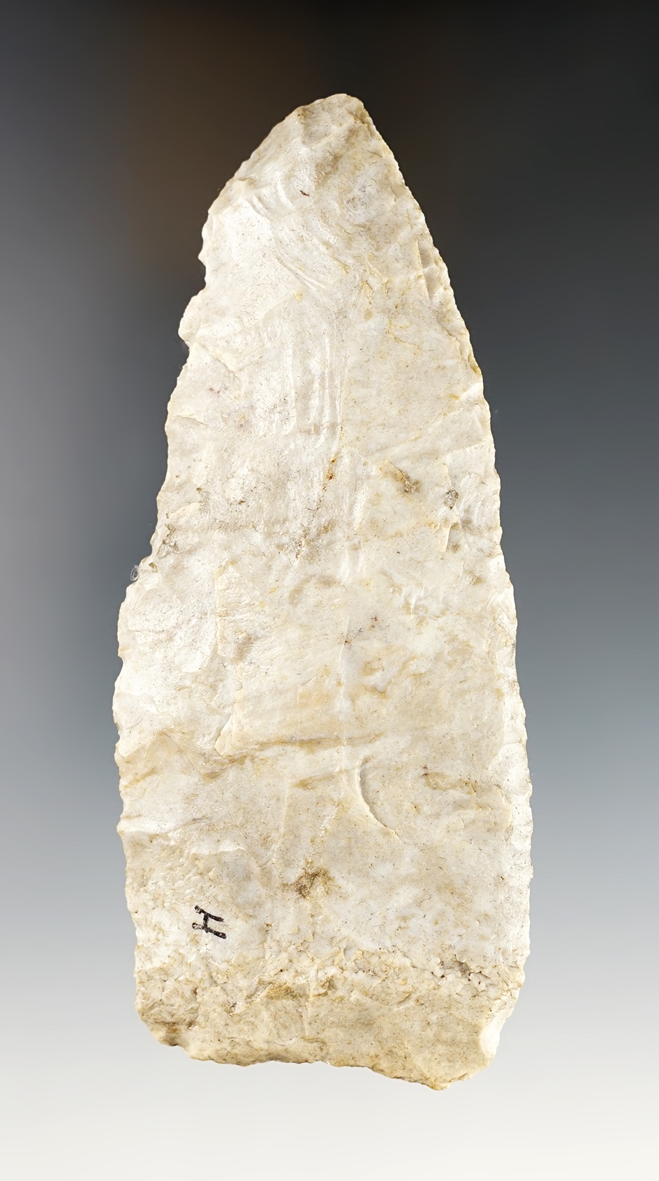 4 3/4" Ohio Blade in excellent condition. Made from patinated Coshocton Gray. Ex. Hill.