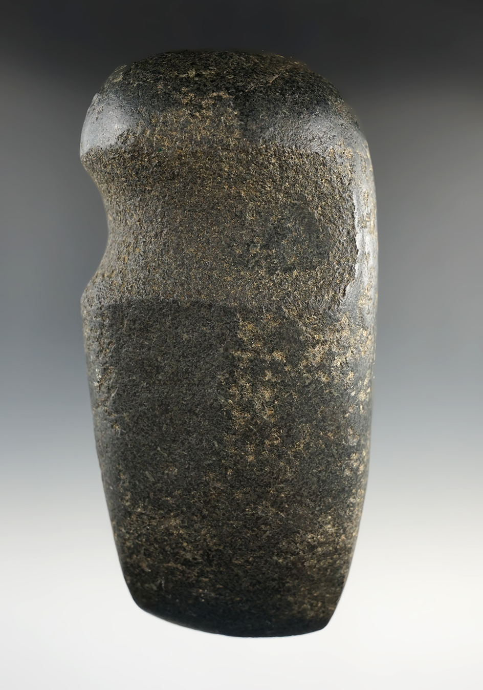 Well polished 6" Long 3/4 Grooved Hardstone Axe found in Millersburg, Ohio.